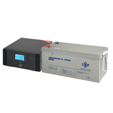 Комплект резервного живлення LP (LogicPower) ДБЖ + мультигелева батарея (UPS B1500 + АКБ MG 2400W)  (Безкоштовна доставка)