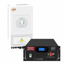 Комплект резервного живлення LogicPower 6000W + літієва (LiFePO4) батарея 6000Wh  (Безкоштовна доставка)