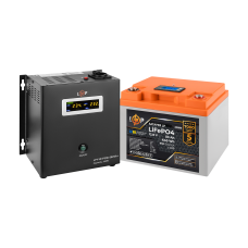 Комплект резервного живлення LP (LogicPower) ДБЖ + літієва (LiFePO4) батарея (UPS W500+ АКБ LiFePO4 640Wh)