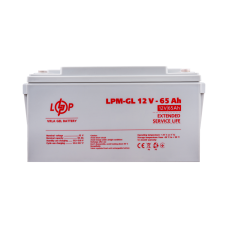 Акумулятор гелевий LPM-GL 12V - 65 Ah  (Безкоштовна доставка)