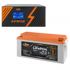 КРЖ LogicPower B1500 + літієва (LiFePO4) батарея 2944 Ватт (22754+31170 230 Ah)  (Безкоштовна доставка)
