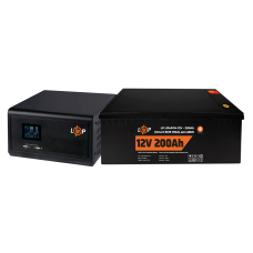 Комплект резервного живлення LP (LogicPower) ДБЖ + літієва (LiFePO4) батарея (UPS 1500VA + АКБ LiFePO4 2560W)