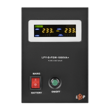 Комплект резервного живлення для котла і теплої підлоги LP (LogicPower) ДБЖ + гелева батарея (UPS B1000VA + АКБ GL 1440W)  (Безкоштовна доставка)