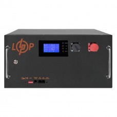 Акумулятор LP LiFePO4 51,2V-150 Ah (7680 Wh) (BMS SP 150A/100 А) RM RS485/CAN LCD BL