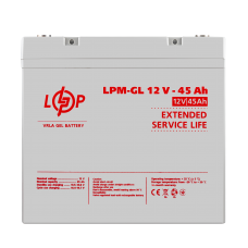 Акумулятор гелевий LPM-GL 12V - 45 Ah