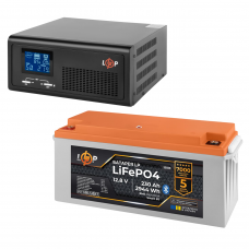 КРЖ LogicPower B1000 + літієва (LiFePO4) батарея 2944 Ватт (19407+ 25559 230 Ah)  (Безкоштовна доставка)
