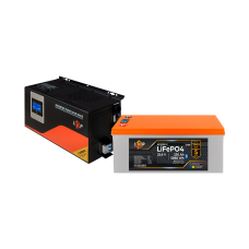 Комплект резервного живлення LP(LogicPower) ДБЖ + літієва (LiFePO4) батарея (UPS W4500 + АКБ LiFePO4 5888W)  (Безкоштовна доставка)