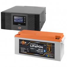 КРЖ LogicPower B1500 + літієва (LiFePO4) батарея 2944 Ватт (3406+25559 230 Ah)  (Безкоштовна доставка)