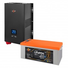 Комплект резервного живлення LogicPower 3600W + літієва (LiFePO4) батарея 7168Wh  (Безкоштовна доставка)