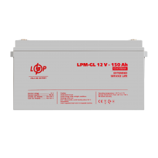 Акумулятор гелевий LPM-GL 12V - 150 Ah  (Безкоштовна доставка)