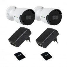 Комплект відеоспостереження з функцією розпізнавання облич на 2 камери GV-812 Комплект відеоспостереження з функцією розпізнавання облич на 2 камери GV-812