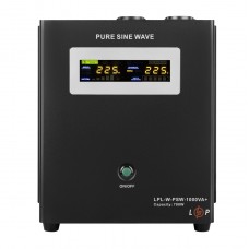 ДБЖ LogicPower LPL-W-PSW-1500VA+ (1050Вт) 10A/15A з правильною синусоїдою 24V