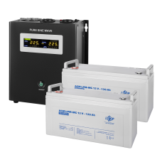 Комплект резервного живлення LP (LogicPower) ДБЖ + мультигелева батарея (UPS W1500 + АКБ MG 2880Wh)  (Безкоштовна доставка)