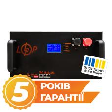 Акумулятор LP LiFePO4 25,6V - 280 Ah (7168Wh) (BMS 200A/100А) LCD метал Smart RM RS485/CAN  (Безкоштовна доставка)