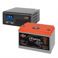 КРЖ LogicPower B430 + літієва (LiFePO4) батарея 1280 Ватт (19406+37476 100 Ah)  (Безкоштовна доставка)