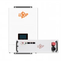 Комплект резервного живлення LogicPower ДБЖ W6000 + літієва (LiFePO4) батарея 5120 Вт/год (37760+37541 100 Ah)
