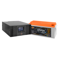 Комплект резервного живлення LogicPower B1500 + літієва (LiFePO4) батарея 2560Wh  (Безкоштовна доставка)