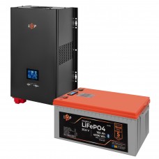 Комплект резервного живлення LogicPower 3600W + літієва (LiFePO4) батарея 4096Wh  (Безкоштовна доставка)