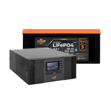 Комплект резервного живлення LogicPower ДБЖ 1050W + літієва (LiFePO4) батарея 1920 Wh