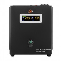 ДБЖ LogicPower LPL-W-PSW-500VA+ (350Вт) 5A/10A з правильною синусоїдою 12V