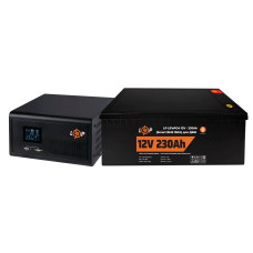 Комплект резервного живлення для котла LP (LogicPower) ДБЖ + літієва (LiFePO4) батарея (UPS 1000VA + АКБ LiFePO4 2944W)  (Безкоштовна доставка)