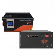 КРЖ LogicPower W3000 + літієва (LiFePO4) батарея 7168 Ватт (22892+38851 280 Ah)  (Безкоштовна доставка)