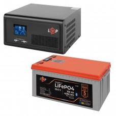 Комплект резервного живлення LogicPower 2300W + літієва (LiFePO4) батарея 4096Wh  (Безкоштовна доставка)
