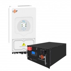 Комплект резервного живлення LogicPower 6000W + літієва (LiFePO4) батарея 11776Wh  (Безкоштовна доставка)