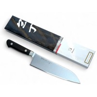 Ніж кухонний Santoku 180 мм лезо, нержавійка AUS-8 57HRC, Misono HONMAMON (1118855)