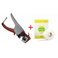 Прищепний секатор Due Buoi 300/21 (Італія) Прищепна стрічка Buddy Tape BT60-50/30 (1200 щеплень)