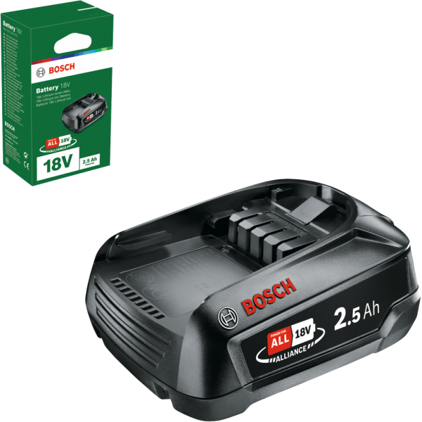 Акумулятор Li-ion Bosch PBA 18V, 2,5А/г (1600A005B0) (для зеленого інструмента)