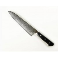 Ніж кухонний Gyuto (Шефський) 210 мм лезо, VG10 Damascus, 61HRC, HONMAMON (4580149741232)