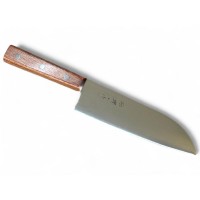 Ніж кухонний Santoku 180 мм лезо, нержавійка INOX 57HRC, Sakai Ichiji HONMAMON (4988424141003)