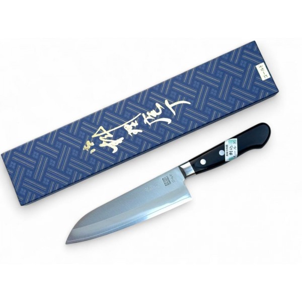 Ніж кухонний Santoku 165 мм лезо, нержавійка VG-10 60HRC, Gen Fukuyoshi HONMAMON (1119245)