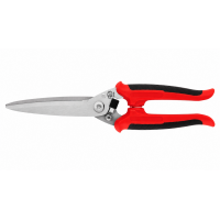 Ножиці-сніпси садові FELCO 456 з серейторним лезом багатоцільові для стрижки рослин і трав, лезо 100 мм INOX