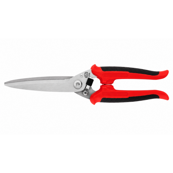 Ножиці-сніпси садові FELCO 456 з серейторним лезом багатоцільові для стрижки рослин і трав, лезо 100 мм INOX