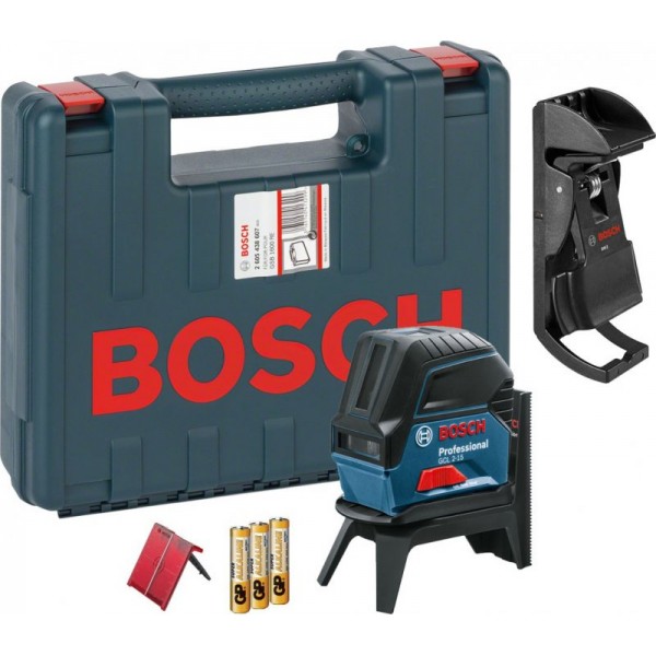 Лінійний лазерний нівелір комбінований Bosch GCL 2-15 Professional (0601066E02)