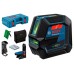 Лазерний нівелір Bosch Professional GCL 2-50 G у валізу + тримач RM 10 + затискач DK 10 (0601066M02)