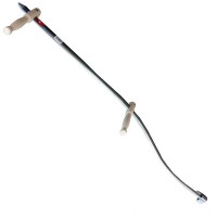 Держак для коси вигнутий алюмінієвий 150 см, 0,8 кг, FUX (A6361)