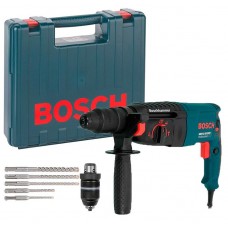 Перфоратор Bosch GBH 2-26 DFR + змінний патрон + набір 5 бурів + валіза (061125476D)