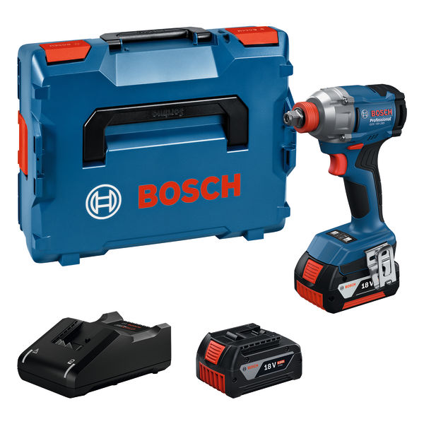 Акумуляторний ударний гайковерт BOSCH GDX 18V-285 (06019N2102) (2 аку 4Ач та зп)