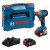 Акумуляторний ударний гайковерт BOSCH GDX 18V-285 (06019N2102) (2 аку 4Ач та зп)