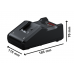 Комбінований комплект Bosch Professional 18V GSB + GBH + GWS + 2x акумулятори 4.0 Ah (0615A500AG)