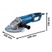 Кутова шліфувальна машина Bosch GWS 27-230 JR (06018C7320)