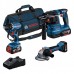 PRO Набір інструментів BOSCH 18V: GSR+GWS+GBH+3x4.0Ah+GAL 18V-40(0615A5007L)