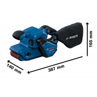 Стрічкова шліфувальна машина Bosch Professional GBS 750 (06012C1020)