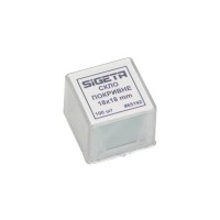 Покривне скло SIGETA 18x18 мм (100 шт.)
