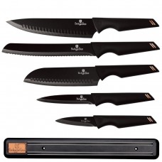 Набір ножів із 6 предметів Berlinger Haus Black Rose Collection (BH-2698)