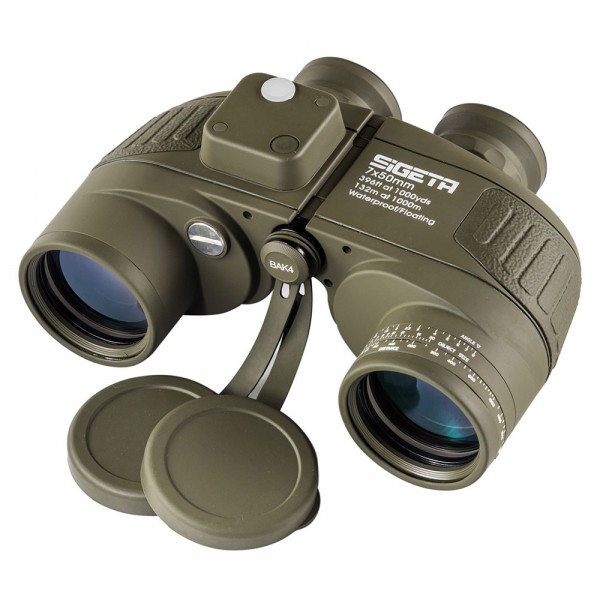 Бінокль SIGETA Admiral 7x50 Military floating/compass/reticle морський