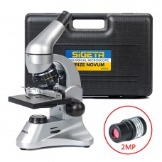 Мікроскоп SIGETA PRIZE NOVUM 20x-1280x з камерою 2Mp (в кейсі)  (Безкоштовна доставка)